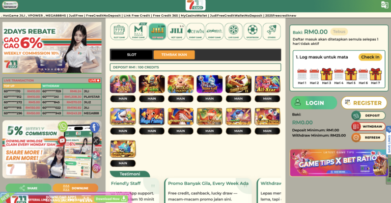 711Cuci fish shooting game