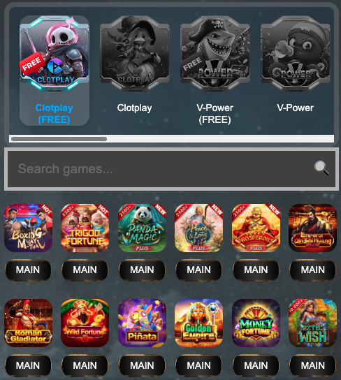 cyl88-game-selection