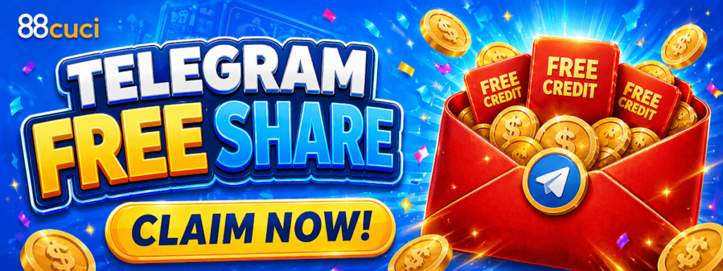 88cuci telegram free share bonus