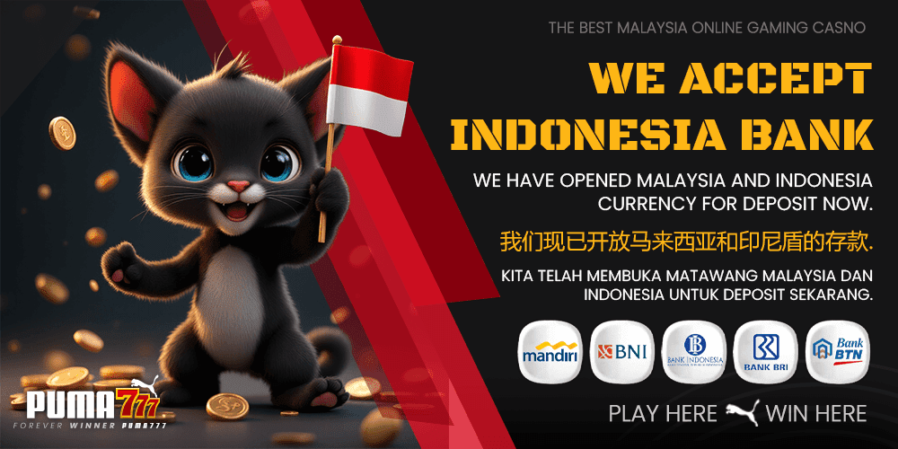 puma777 accepts indonesia bank