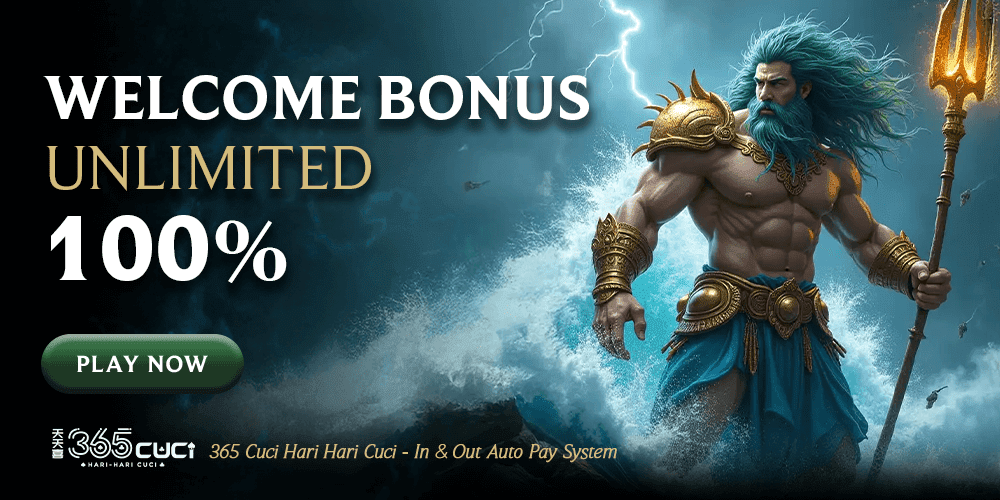 365cuci 100% welcome bonus