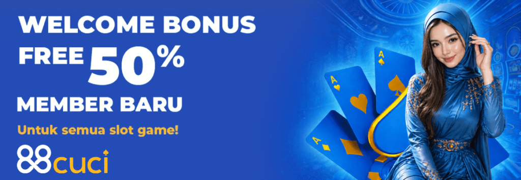 88cuci welcome bonus 50%
