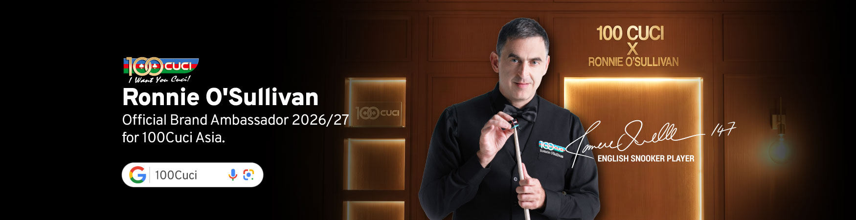 100Cuci Global Brand Ambassador